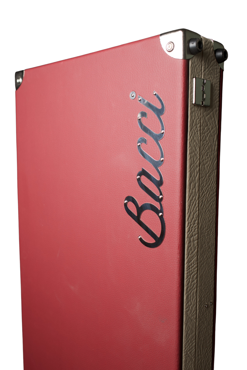 Bacci custom hardcase with steel logo